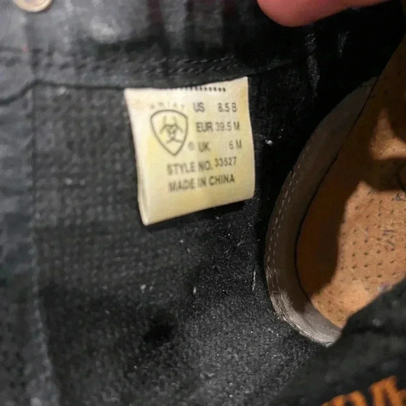 [8.5B]Ariat Brown WMN ATS  Lace Up Combat Boots - Picture 2 of 9